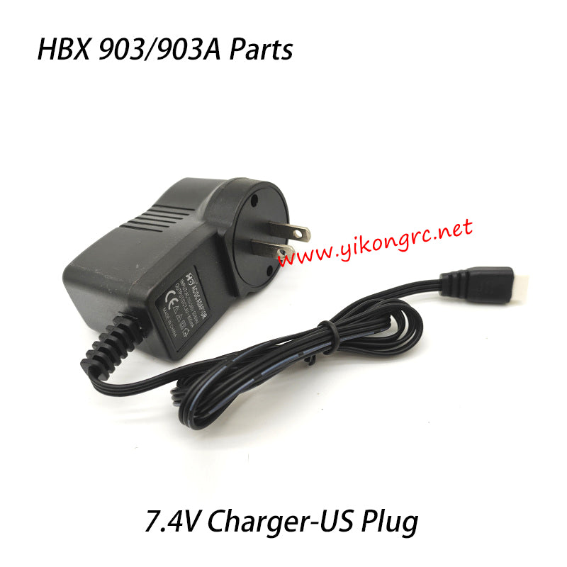 HAIBOXING HBX 903A RC Car Parts 7.4V Charger-US Plug