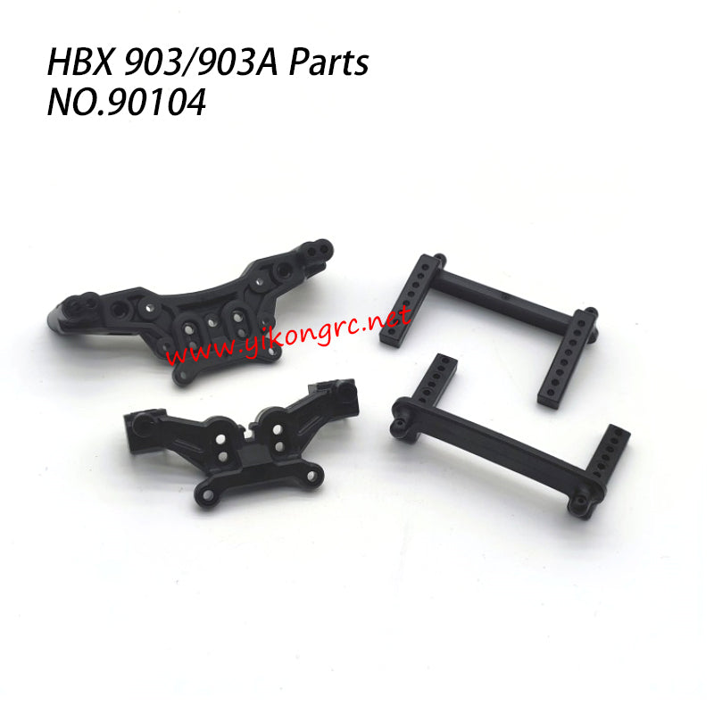 HAIBOXING HBX 903A RC Car Parts Front Rear Shock Tower+Body Post 90104