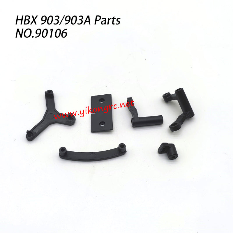 HAIBOXING HBX 903A RC Car Parts Steering Post+Steering Ackerman Plate+Servo Mount 90106