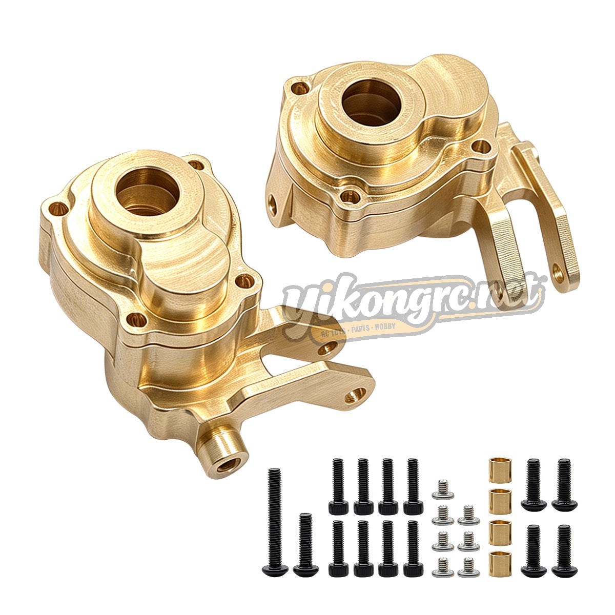 HUANGBO TOYS R1001 R1002 R1003 Parts Brass Front Steering Knuckles  HBR10-1