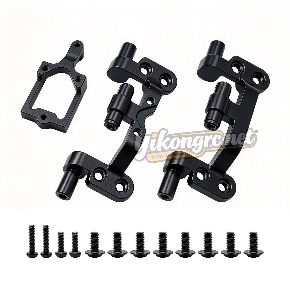 HB-TOYS R1601 R1602 R1603 RC Car Parts Link Mount and Servo Mount HBR16-2 black