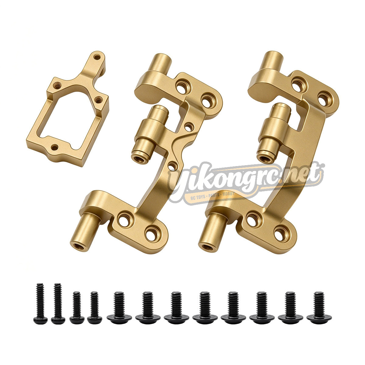 HB-TOYS R1601 R1602 R1603 RC Car Parts Link Mount and Servo Mount HBR16-2 gold