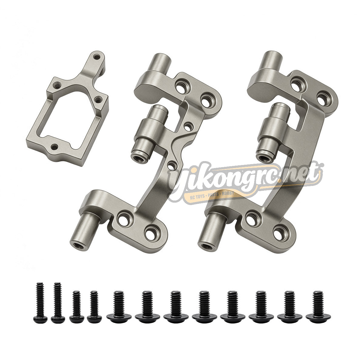 HB-TOYS R1601 R1602 R1603 RC Car Parts Link Mount and Servo Mount HBR16-2 titanium