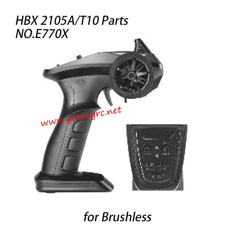 HBX 2105A RC Car Parts 2.4Ghz Radio for Brushless two Indicators 110M E770X
