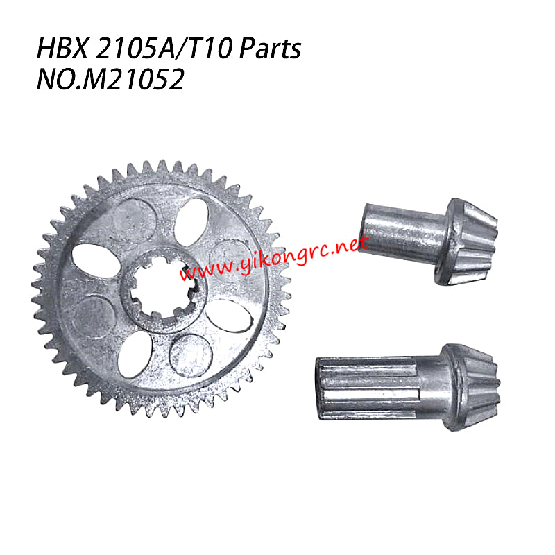 HBX 2105A RC Car Parts Metal Large Gear + Active Bevel Gear M21052