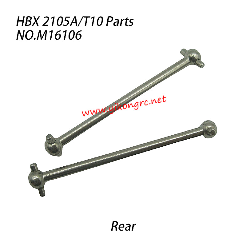 HBX 2105A RC Car Parts Rear Metal Drive Shafts M16106