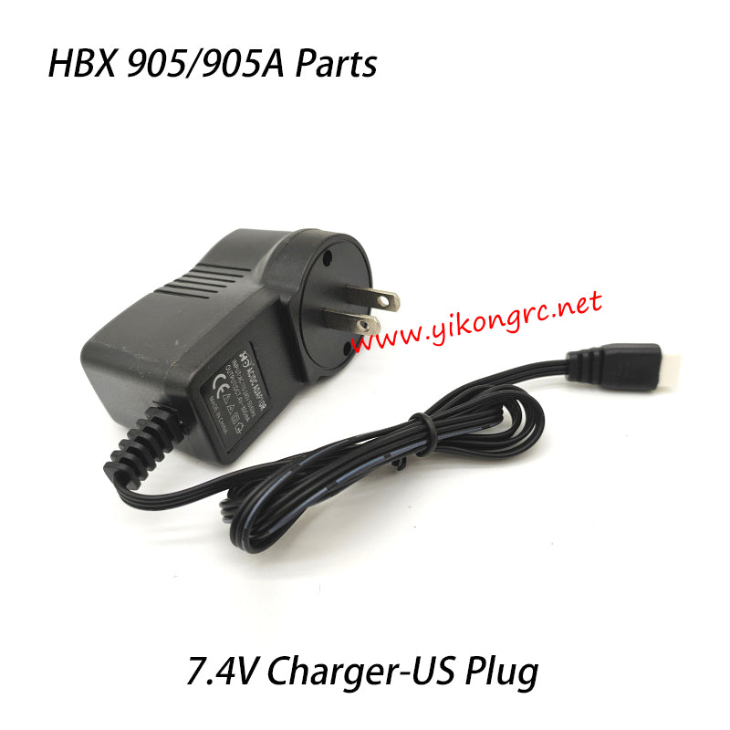 HBX 905A RC Car Parts 7.4V Charger-US Plug