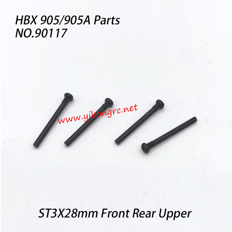 HBX 905A RC Car Parts Front Rear Upper Suspension Arm Hinge Pins ( ST3X28mm) 90117