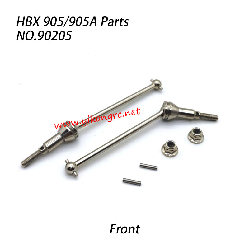 HBX 905A RC Car Parts Upgrade Metal Front Drive Shafts 90205