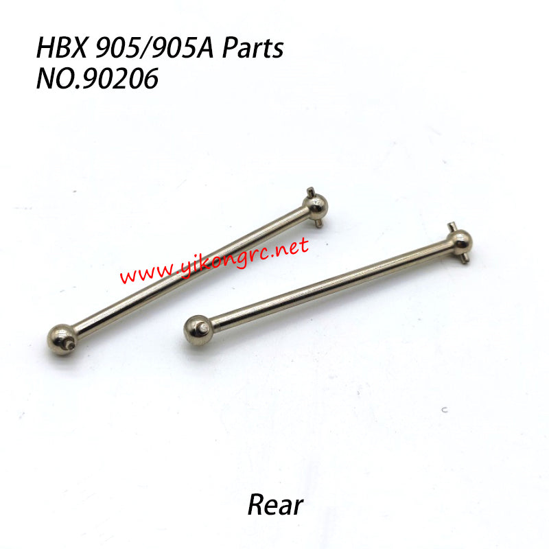 HBX 905A RC Car Parts Upgrade Metal Rear Drive Shafts 90206