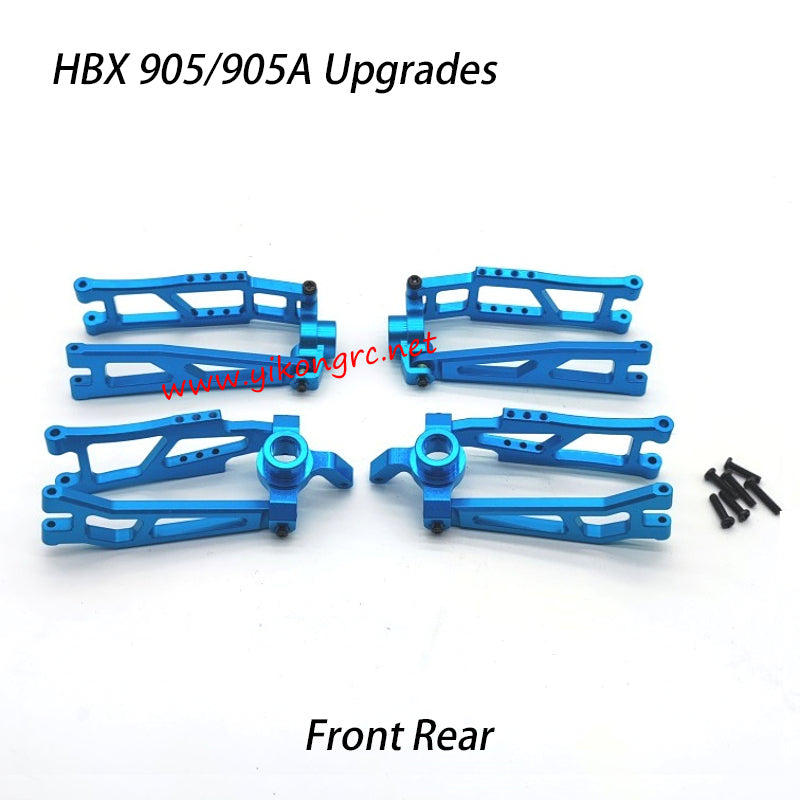 HBX 905A RC Car Upgrade Parts Metal Front Rear Swing Arm blue