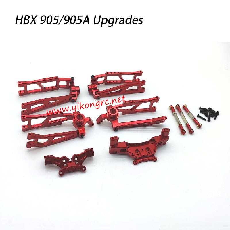 HBX 905A RC Car Upgrade Parts Metal Kit red
