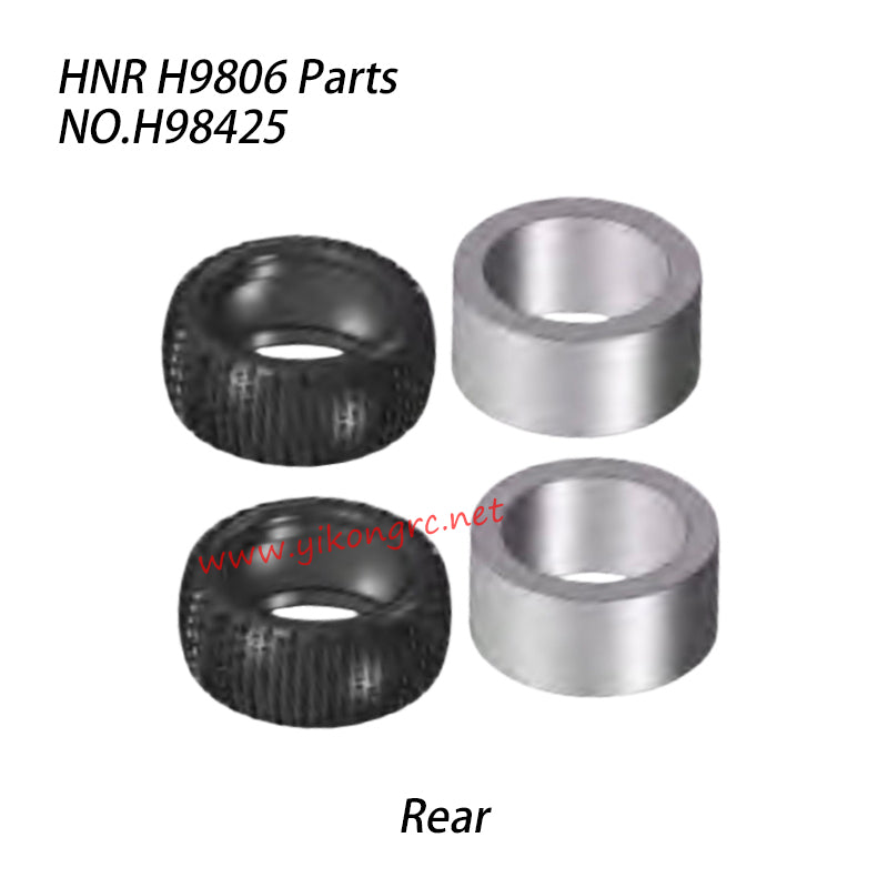 Hong Nor H9806 RC Car Parts Rear Tire Skin and Sponge H98425