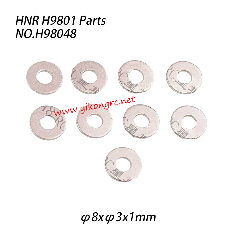 HNR H9801 RC Car Parts Washer (φ8xφ3x1mm) H98048