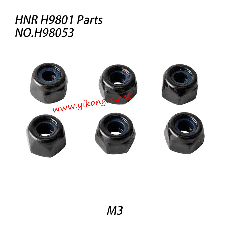 HNR H9801 RC Truck Parts M3 nut φ5.5xφ3mm H98053