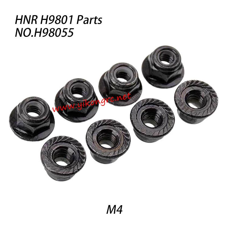 HNR H9801 RC Truck Parts M4 Nut H98055