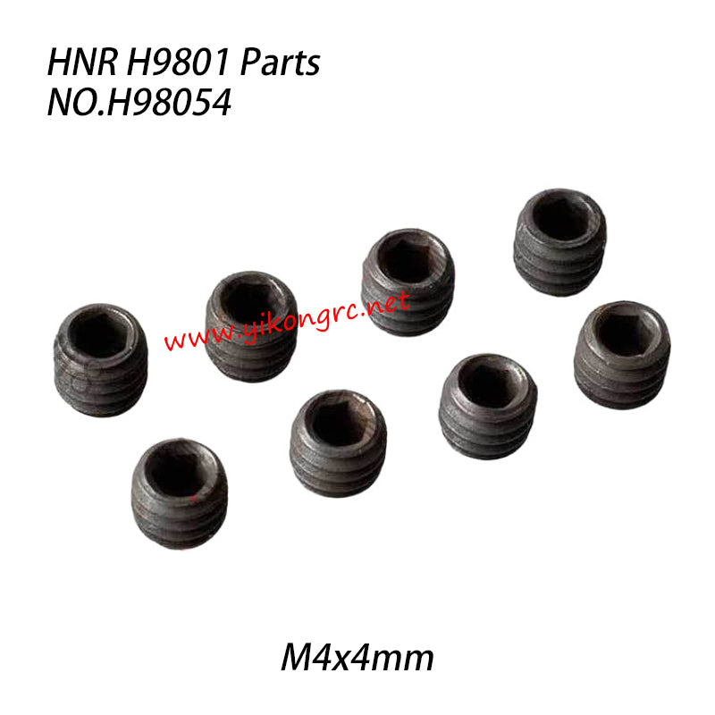 HNR H9801 RC Truck Parts Machine screw (M4x4mm) H98054