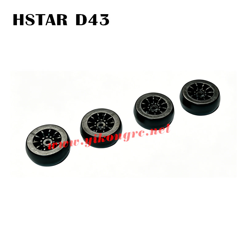 HONGXING TOYS D43 Parts Plastic Drift Tire original color