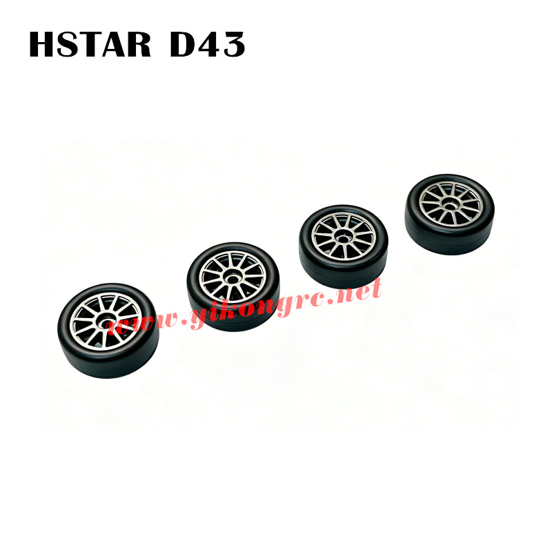 HONGXING TOYS D43 Parts Rubber Racing Tire original color