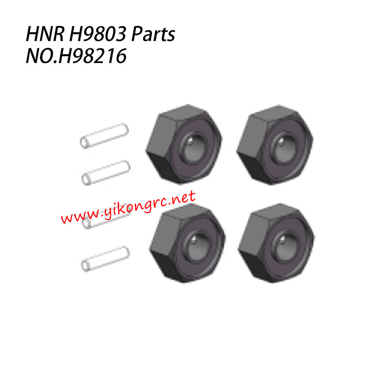 HONG NOR H9803 Parts Hexagonal Wheel Hub + Pin H98216