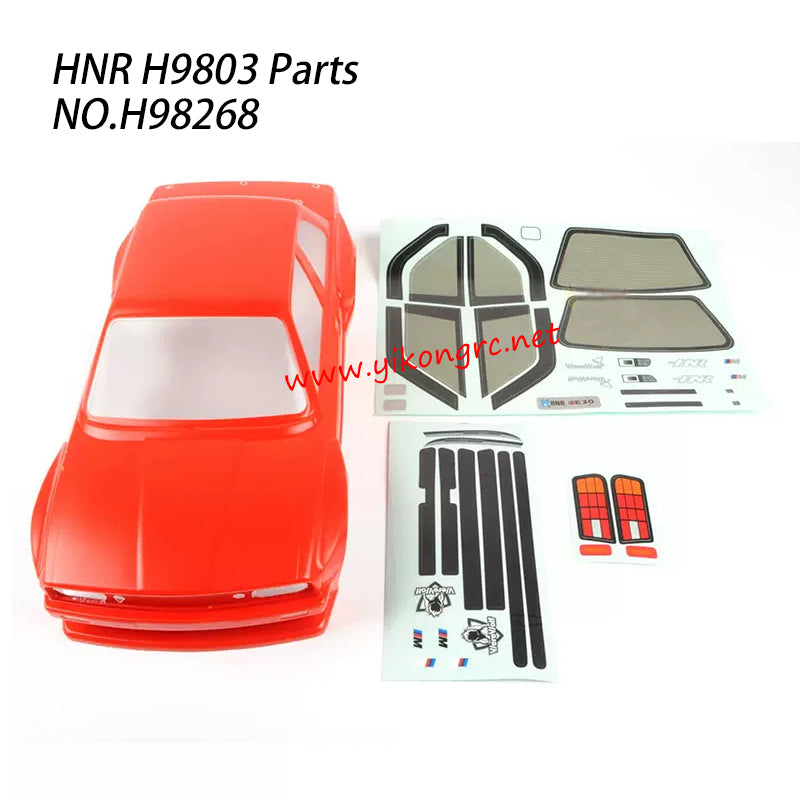 HONG NOR H9803 Parts Painted Body Shell without Light Assembly H98268 red