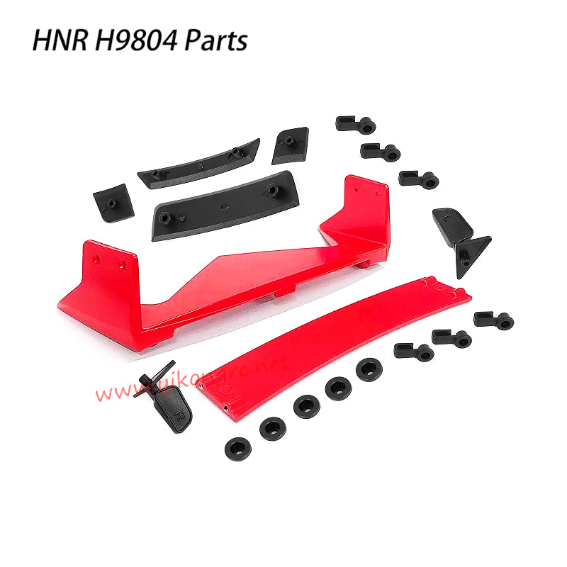 Hong Nor H9804 Parts Air Intake Mesh Plate, Rear Wing, Retaining Clip, Rearview Mirror H98282
