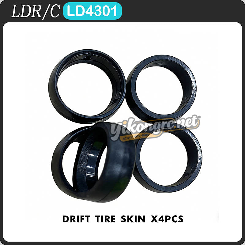 LDR/C LD4301 RC Car Parts Drift Tire Skin x4PCS