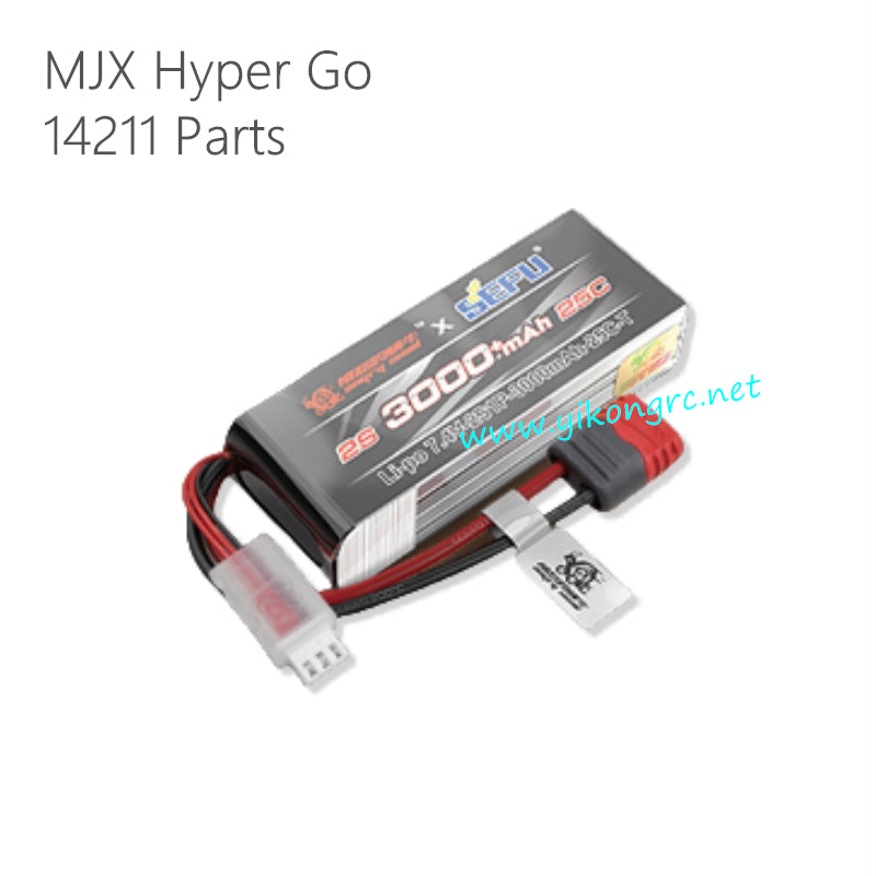 MJX Hyper Go 14211 Parts 2S 3000mAh Battery