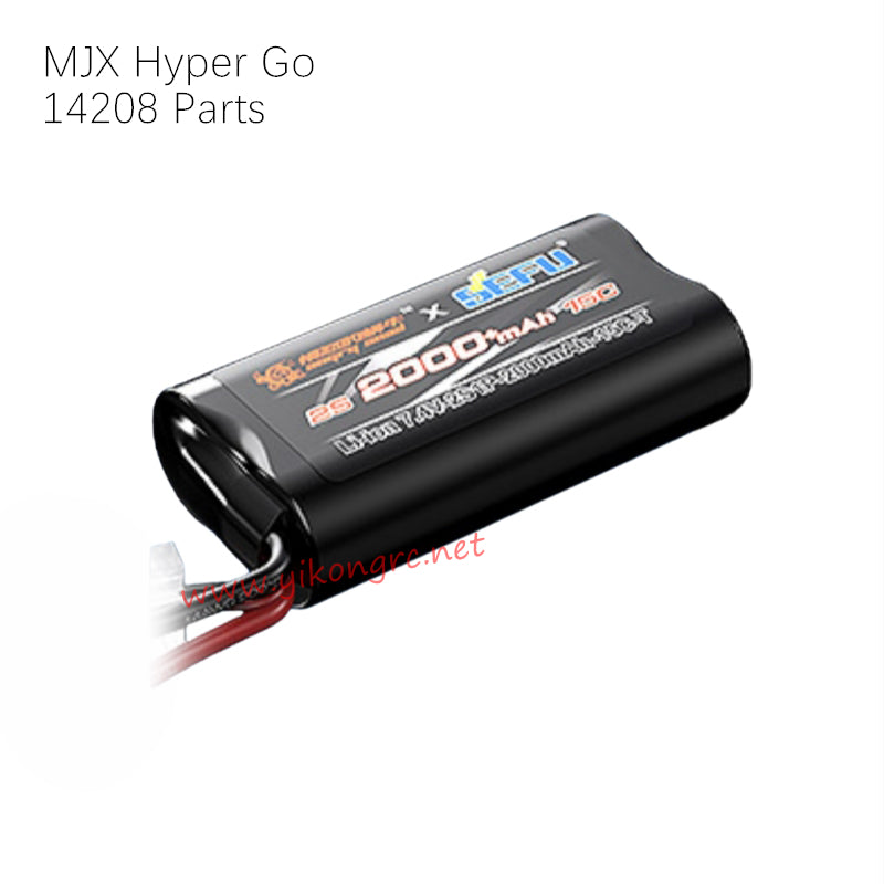 MJX Hyper Go 14208 Parts 2S 2000MAH Battery