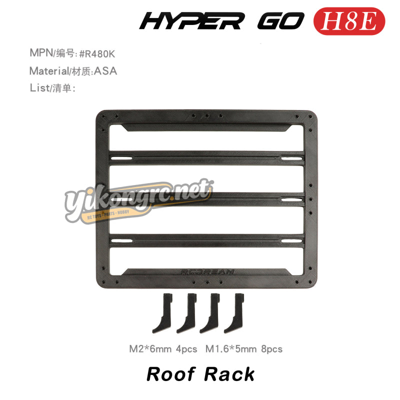 MJX Hyper Go H8E RC Car Upgrade Parts Roof Rack
