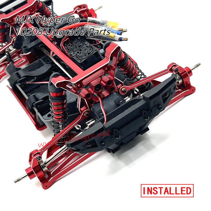 MJX Hyper Go 10208V1 Upgrade Parts Fixed Tie Rod installed 2