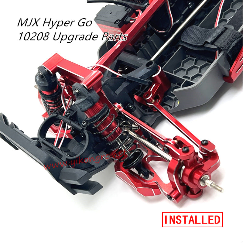 MJX Hyper Go 10208V1 Upgrade Parts Fixed Tie Rod installed