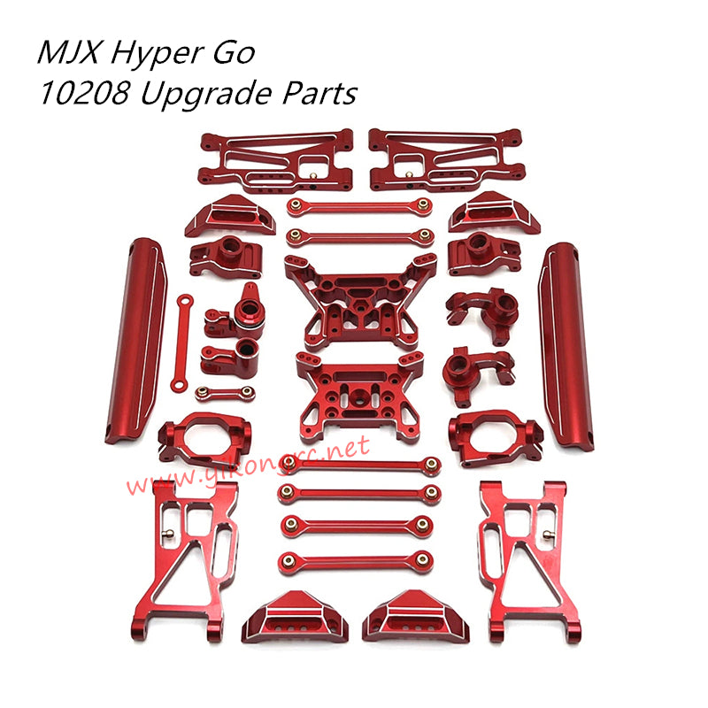 MJX Hyper Go 10208V1 Upgrade Parts Modification Kit red