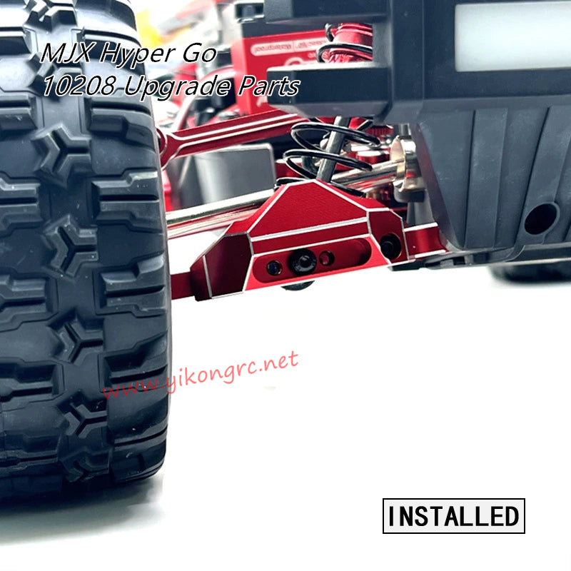 MJX Hyper Go 10208V1/V2 Upgrade Parts Front and Rear Shock Absorber Bumper installed 1