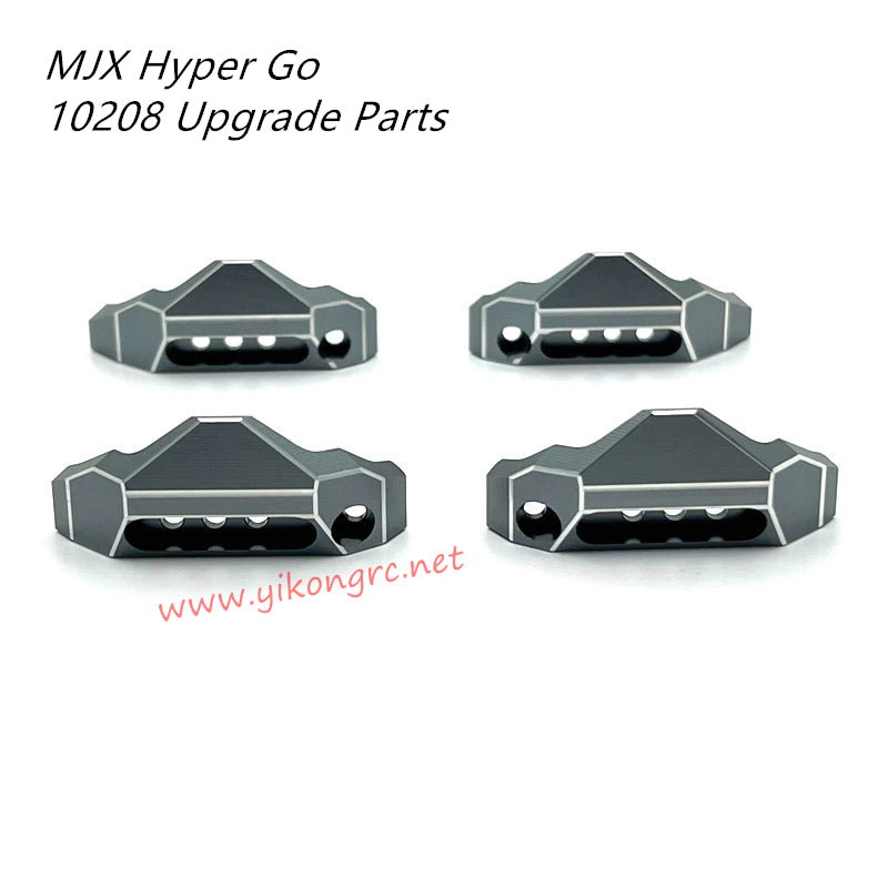 MJX Hyper Go 10208V1/V2 Upgrade Parts Front and Rear Shock Absorber Bumper titanium