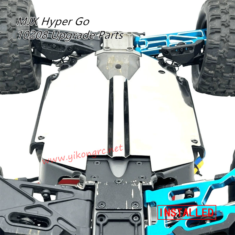 MJX Hyper Go 10208V1/V2 Upgrade Parts Stainless Steel Mirror Chassis Guard bottom