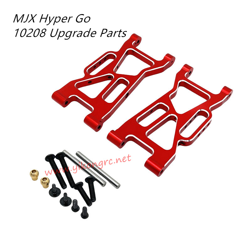 MJX Hyper Go 10208V2 Upgrade Parts Front Lower Swing Arm red