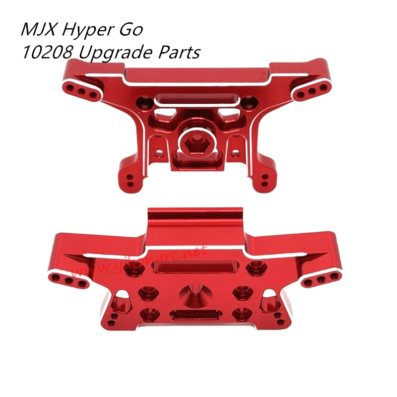 MJX Hyper Go 10208V2 Upgrade Parts Front and Rear Shock Absorber Mounts red