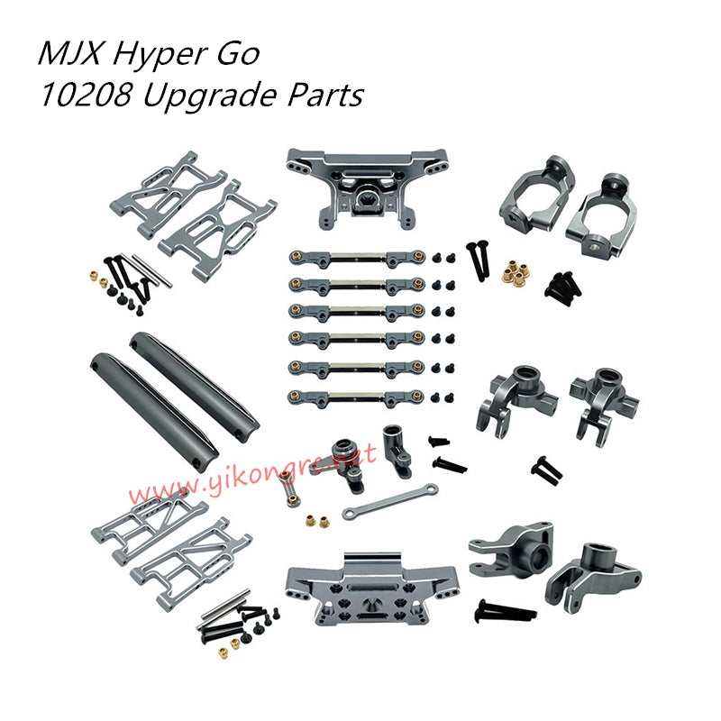 MJX Hyper Go 10208V2 Upgrade Parts Metal Kit titanium