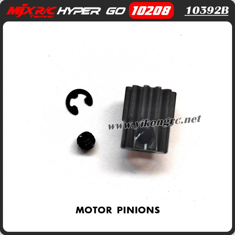 MJX Hyper Go 10208 V2 RC Car Parts 10392B Motor Pinions