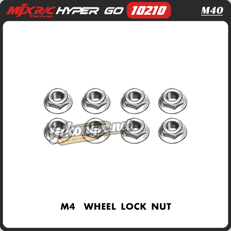 MJX Hyper Go 10210 RC Truggy Parts M4 Whell Lock Nut M40