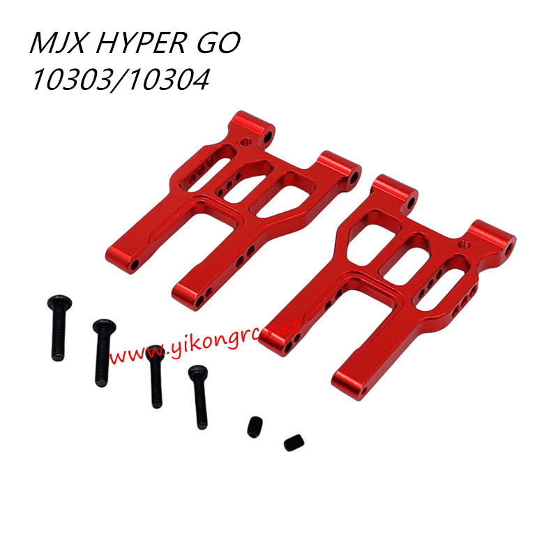MJX Hyper Go 10303/10304 Parts Front Lower Swing Arm red