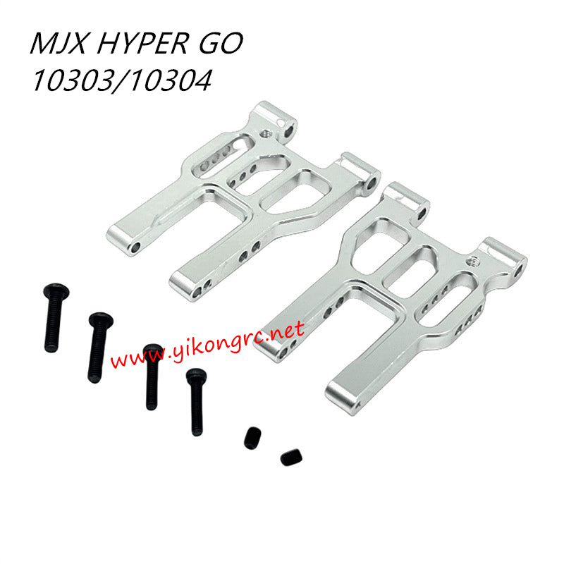 MJX Hyper Go 10303/10304 Parts Front Lower Swing Arm silver