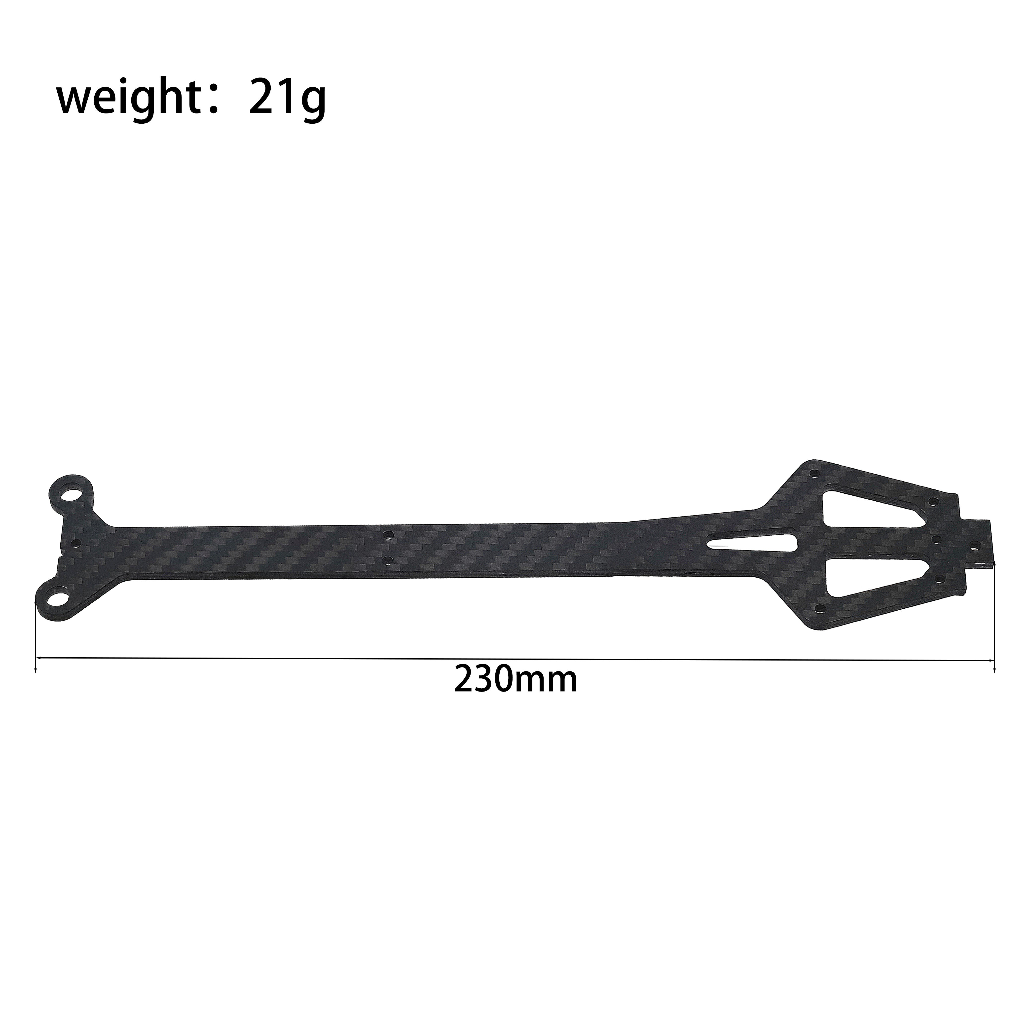 MJX Hyper Go 10303/10304 Upgrade Parts Carbon Fiber Upper Plate size