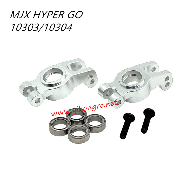 MJX Hyper Go 10303/10304 Upgrade Parts Rear Knuckle and Bearing silver