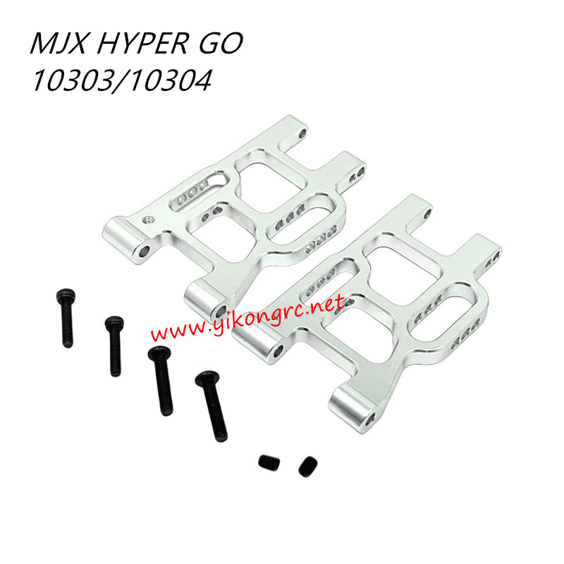 MJX Hyper Go 10303/10304 Upgrade Parts Rear Lower Swing Arm silver