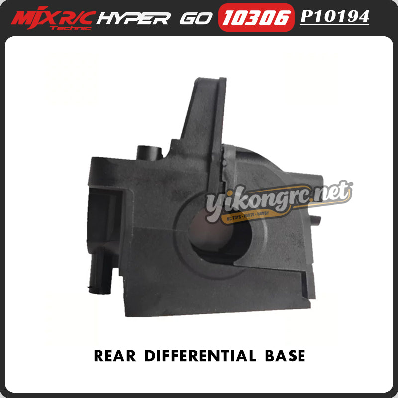 MJX Hyper Go 10306 1/10 RC Car Parts Rear Differential Base P10194