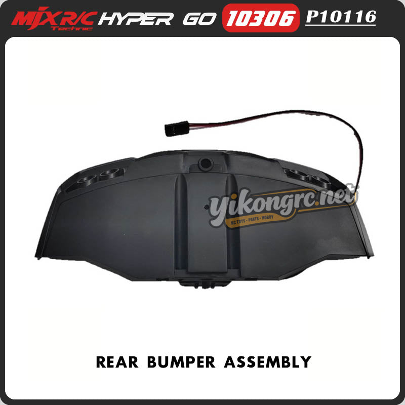 MJX Hyper Go 10306 RC Drift Car Parts Rear Bumper Assembly P10116