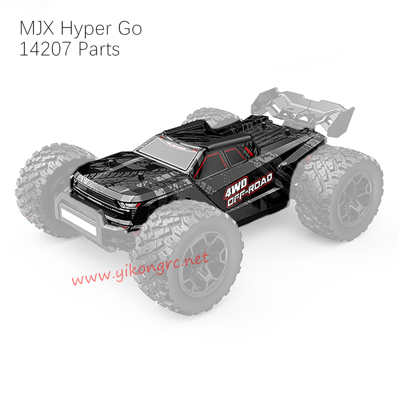 MJX Hyper Go 14207 Parts Body Shell BLACK