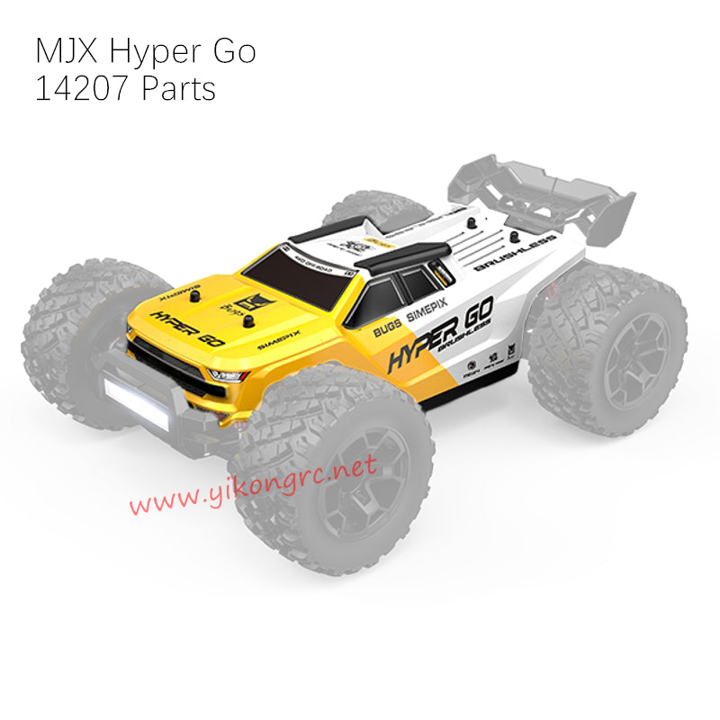 MJX Hyper Go 14207 Parts Body Shell YELLOW